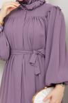 Aksa Ferace Elbise Lila