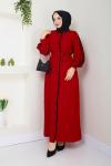 Maral Ferace Elbise Kırmızı