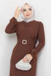 Selen Elbise Acıkahve