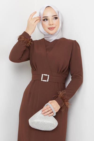 Selen Elbise Acıkahve