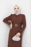 Selen Elbise Acıkahve