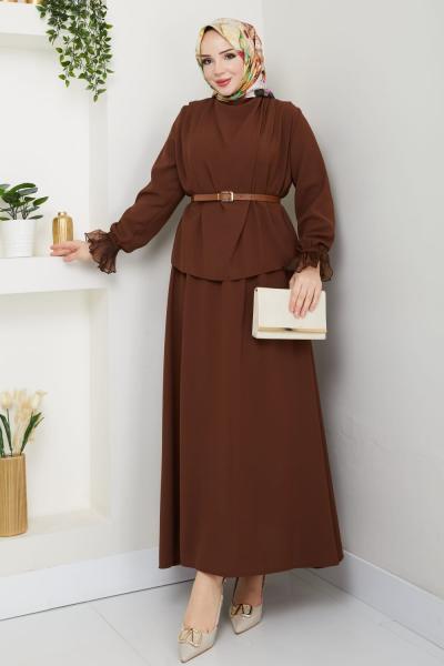 Sevgi Takım Kahverengi