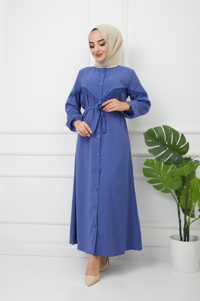 DANTEL DETAY FERACE MAVİ