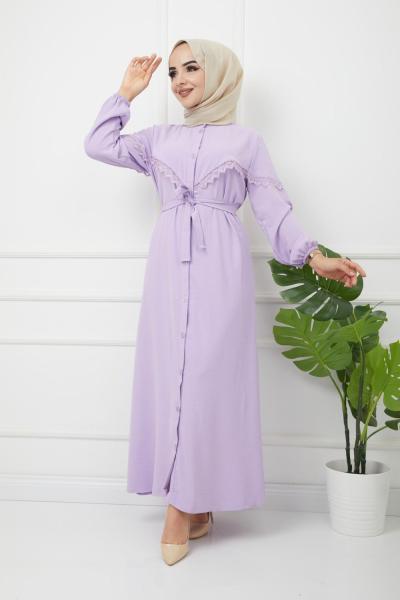 DANTEL DETAY FERACE LİLA