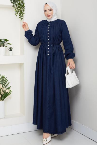 Kot Elbise Mavi