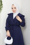 Beliz Trençkot Lacivert