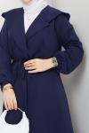 Beliz Trençkot Lacivert