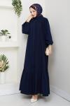 Aksa Ferace Elbise Lacivert