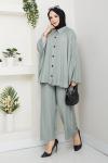Daire Takım Mint Yeşili