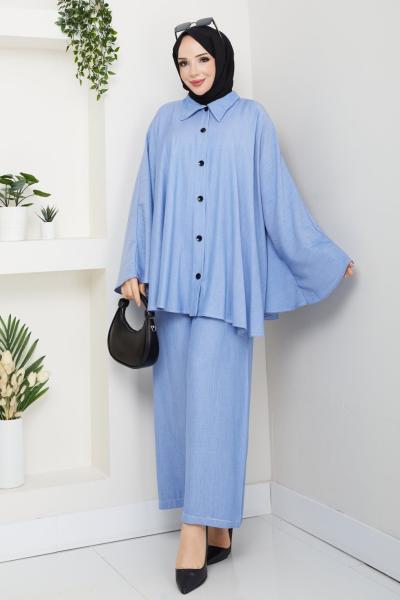 Daire Takım Açık Mavi