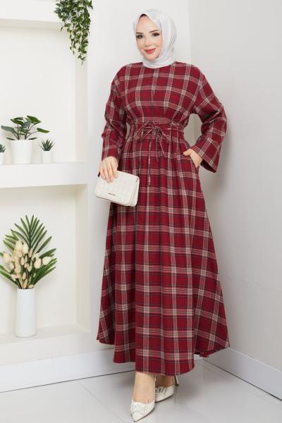 Çağla Elbise Kırmızı