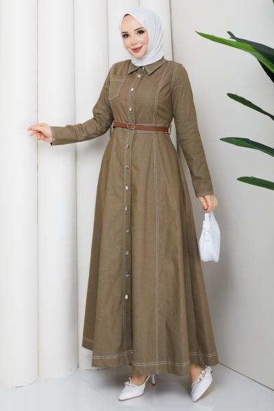 Pelin Elbise Haki
