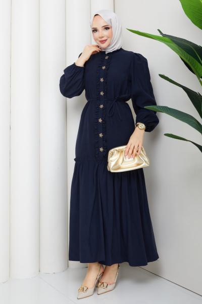 Maysa Elbise Lacivert