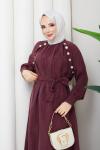 Semra Elbise Bordo