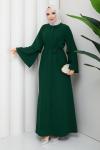 Ezel Ferace Elbise Yeşil