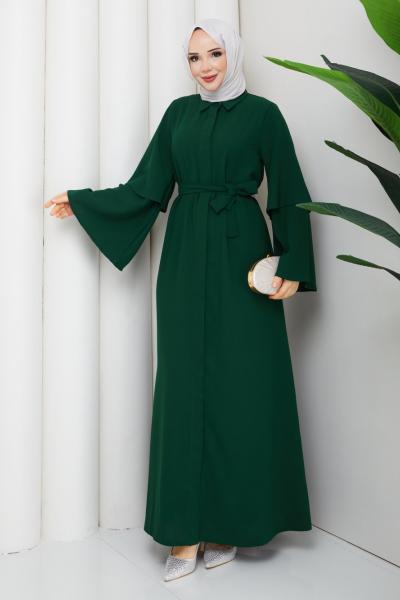 Ezel Ferace Elbise Yeşil