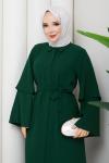Ezel Ferace Elbise Yeşil