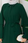 Ezel Ferace Elbise Yeşil