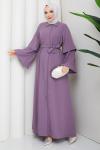 Ezel Ferace Elbise Lila