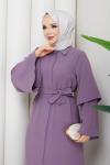 Ezel Ferace Elbise Lila