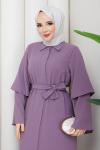 Ezel Ferace Elbise Lila