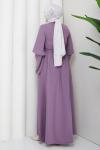 Ezel Ferace Elbise Lila