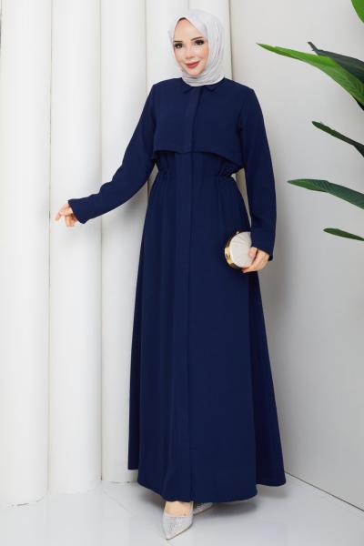 Behlül Ferace Elbise Lacivert