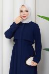 Behlül Ferace Elbise Lacivert
