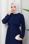 Behlül Ferace Elbise Lacivert