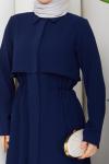 Behlül Ferace Elbise Lacivert