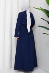 Behlül Ferace Elbise Lacivert