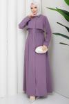 Behlül Ferace Elbise Lila