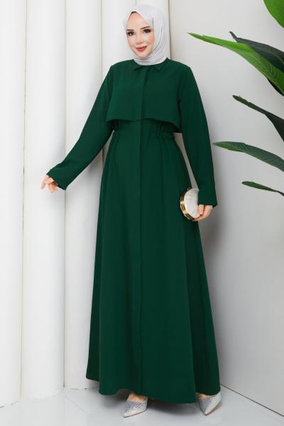 Behlül Ferace Elbise Yeşil