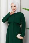 Behlül Ferace Elbise Yeşil