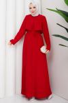 Behlül Ferace Elbise Kırmızı