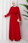 Behlül Ferace Elbise Kırmızı