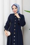 Nihan Elbise Lacivert