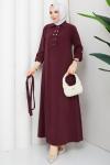 Eslem Elbise Bordo