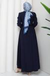 Feride Elbise Lacivert