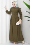 Feride Elbise Haki