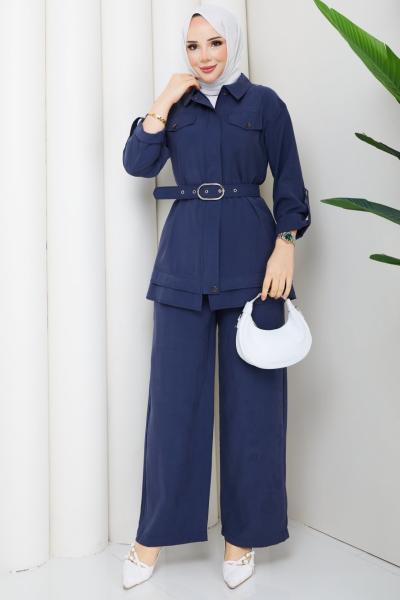 Banu Takım Lacivert