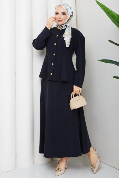 Papatya Takım Siyah