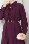Rüveyda Elbise Bordo