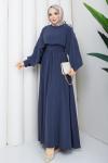 Ayşe Elbise Lacivert