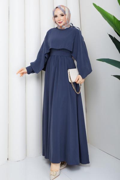 Ayşe Elbise Lacivert
