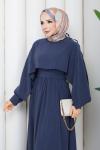 Ayşe Elbise Lacivert