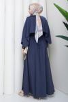 Ayşe Elbise Lacivert