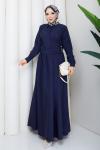 Ceylan Elbise Lacivert
