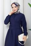 Ceylan Elbise Lacivert