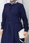 Ceylan Elbise Lacivert